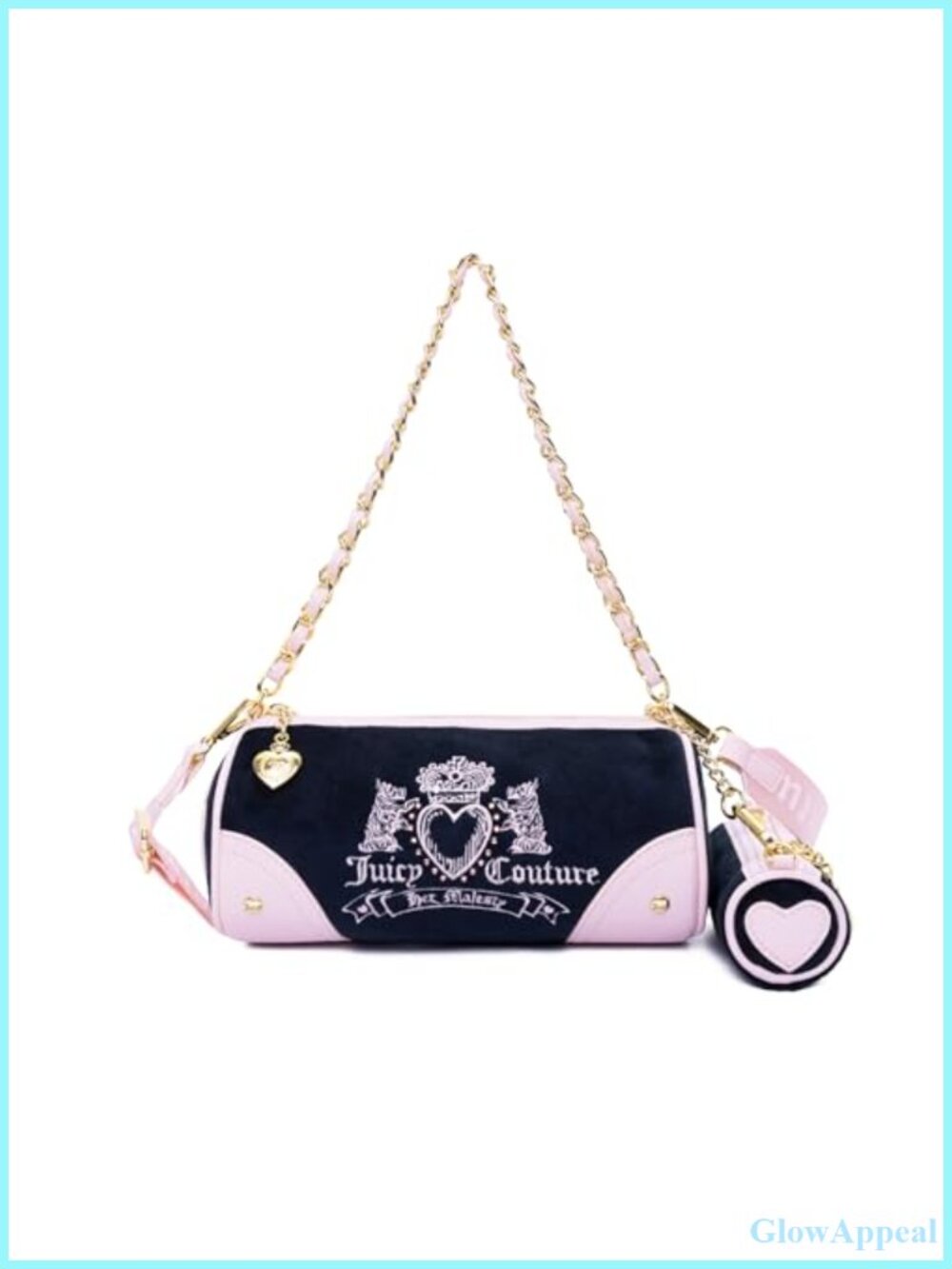 Barrel Shoulder Bag Polyurethane Zipper Adjustable Everyday